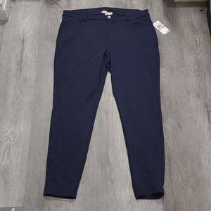 Michael Kors Navy Blue Dress Pant Skinny